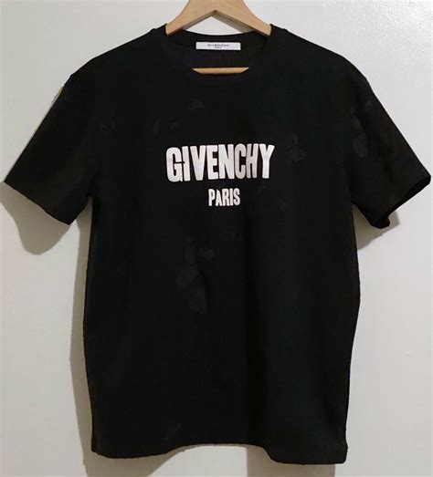 givenchy distressed t shirt replica|how to find givenchy clothes.